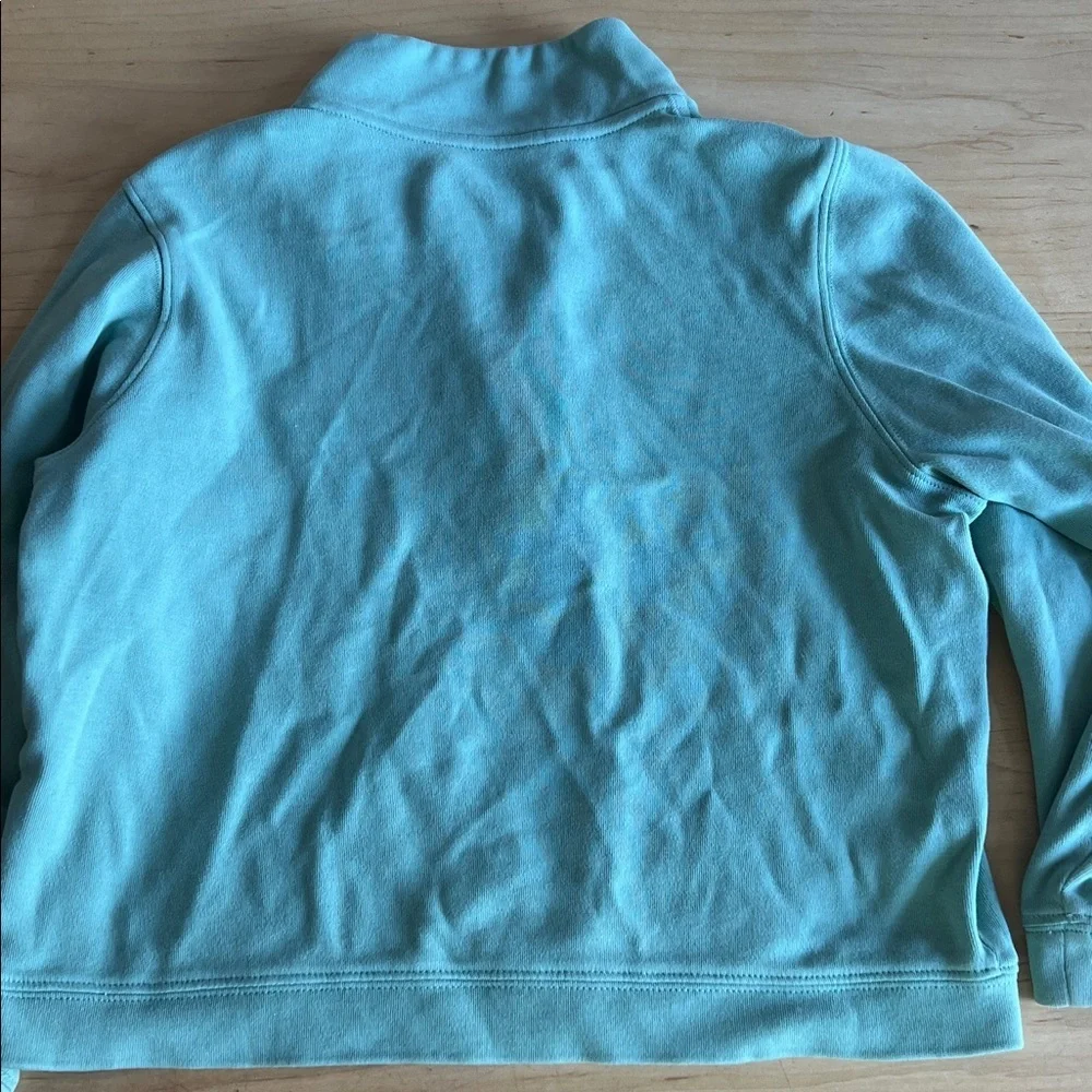 johnnie-O Teal Zip-Up Sweater